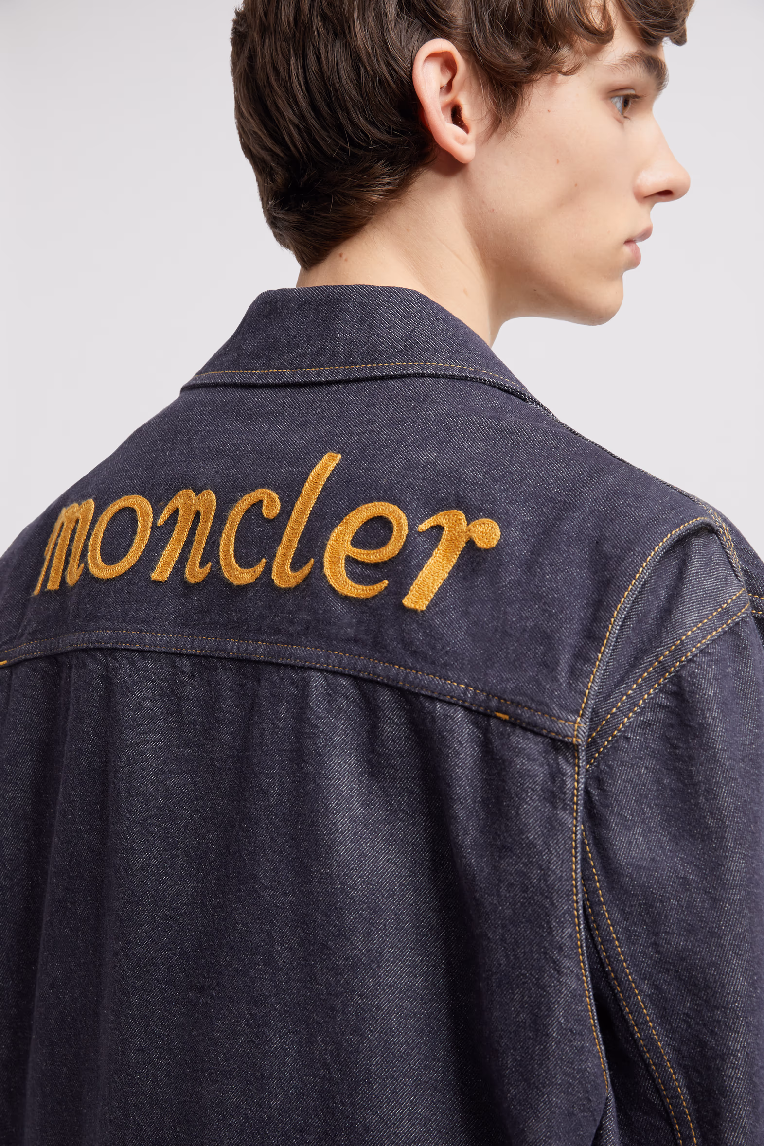 Moncler x Mercedes-Benz by NIGO Nepit Denim Jacket Men Denim Blue Moncler 8